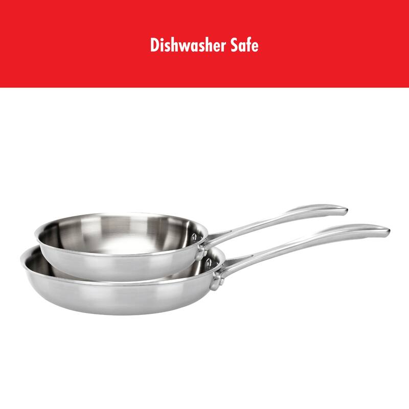 ZWILLING Spirit 3-ply 2-pc Stainless Steel Fry Pan Set