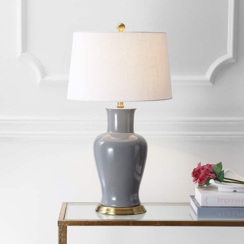 Julia 29" Ceramic LED Table Lamp, by JONATHAN Y