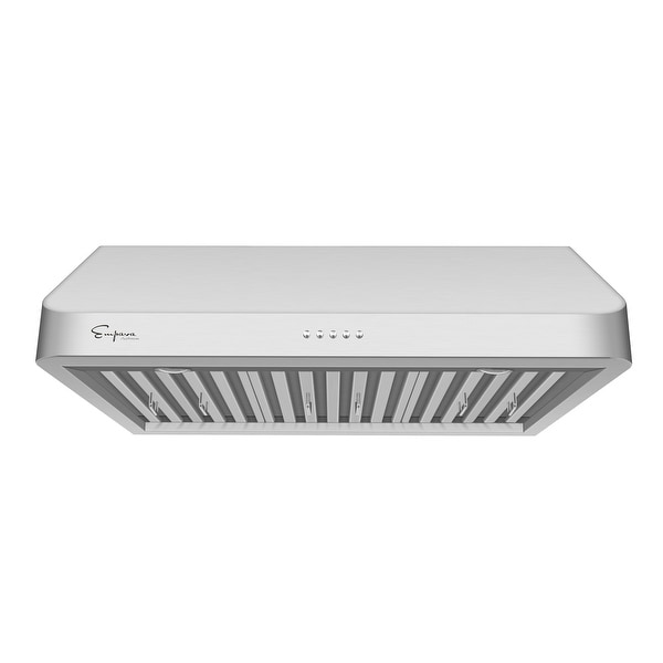 30 inch 500 CFM Ducted Under Cabinet Range Hood in Stainless Steel