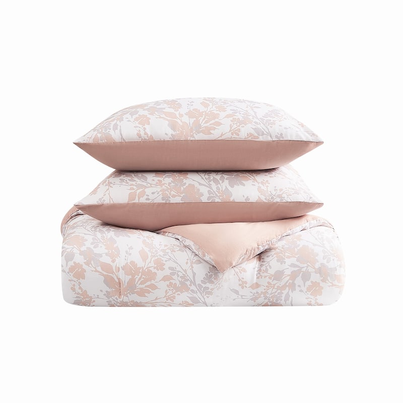 Vince Camuto Blossom Vines 3 Piece Comforter Set - Full - Queen