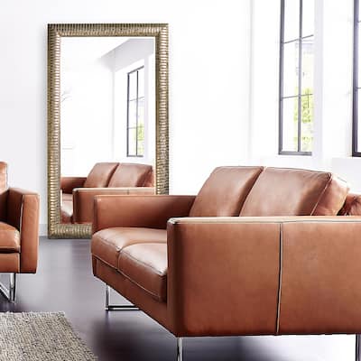 Allan Andrews Daniel Silvertoned Leaner Mirror - Gold/Silver - A/N - Gold/Silver - A/N