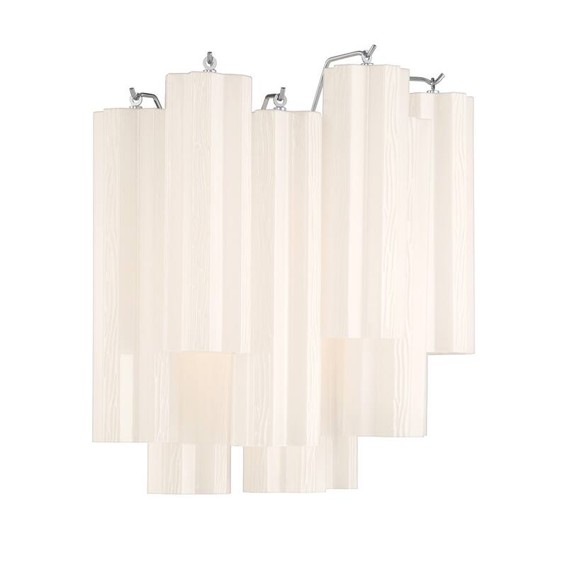 Crystorama Lighting Group ADD-303-WH Addis 2 Light 15" Tall Wall