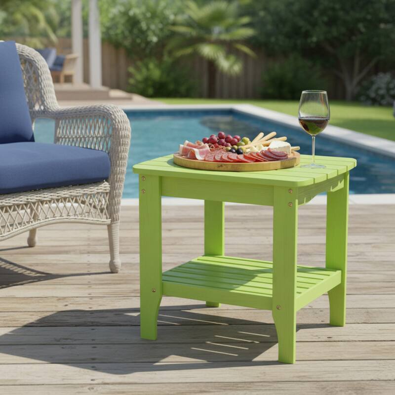 Laguna 24" Weather Resistant Wood Rectangular Table