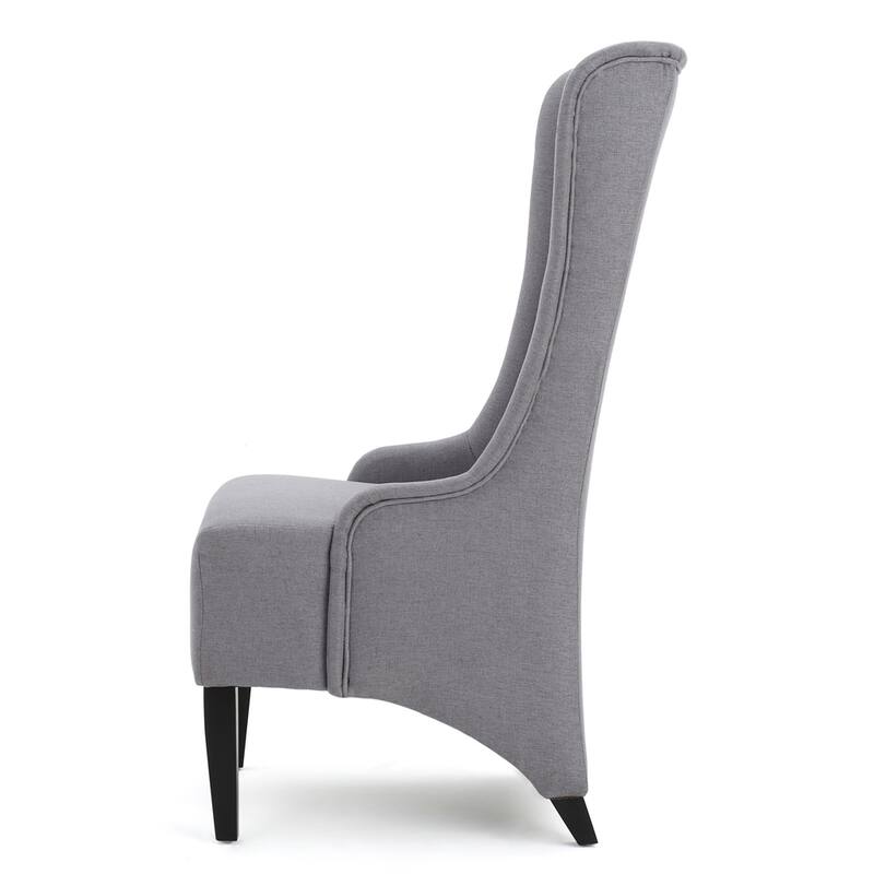 Dining Chair, Upholstered Back Rest Seat Accent Chair With Birch Wood Legs, Leisure Chair For Restaurants Living Rooms