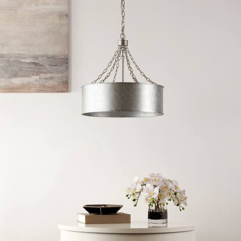 SAFAVIEH Lighting Adison Chandelier - Silver - 19"W x 19"D x 27"H
