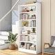 preview thumbnail 28 of 41, 6-Tier Open Bookcase, 72 inches Large Tall Bookshelf