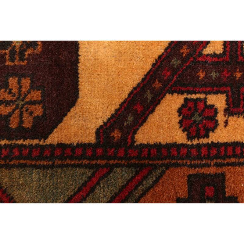ECARPETGALLERY Hand-knotted Teimani Light Brown Wool Rug - 2'9 x 4'1