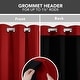 preview thumbnail 8 of 91, Deconovo 100 Percent Blackout with Liner Grommet Curtain (2 Panel)