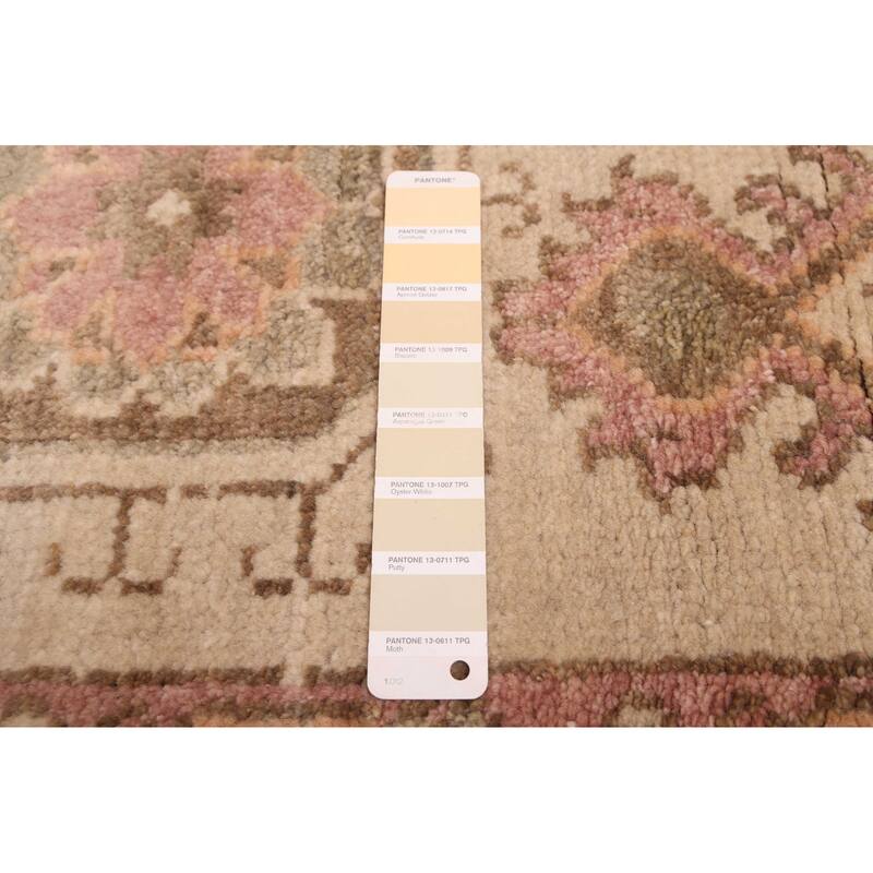 ECARPETGALLERY Hand-knotted Jules Serapi Light Khaki Wool Rug - 8'3 x 10'3