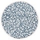 preview thumbnail 62 of 128, SAFAVIEH Handmade Jardin Fulga Wool Rug 5' Round - Blue/Ivory - Round