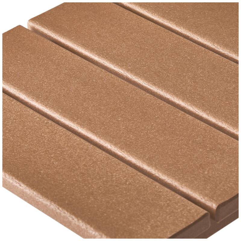 Aderson Outdoor Poly Adirondack Chair with Side Table and Ottoman 5-Piece Set