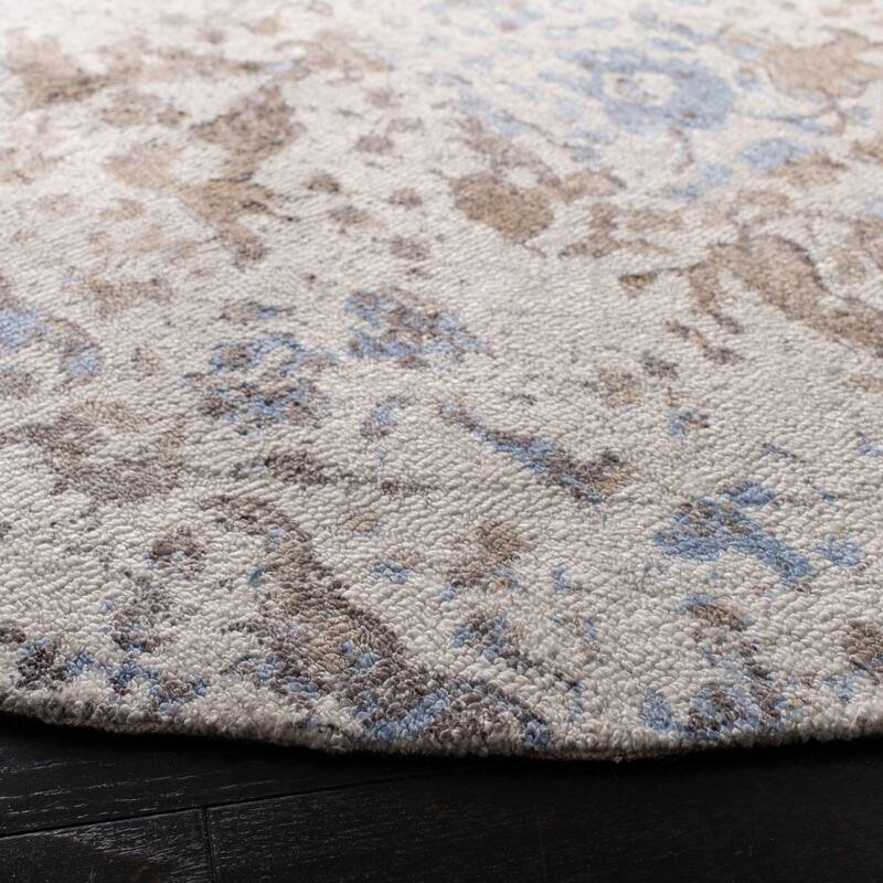 SAFAVIEH Hand-knotted Expression Erza Vintage Boho Abstract Wool Rug