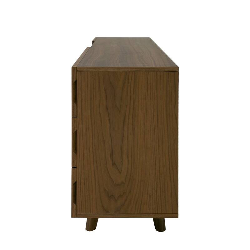 Modrest Abelard Mid-century Walnut Dresser