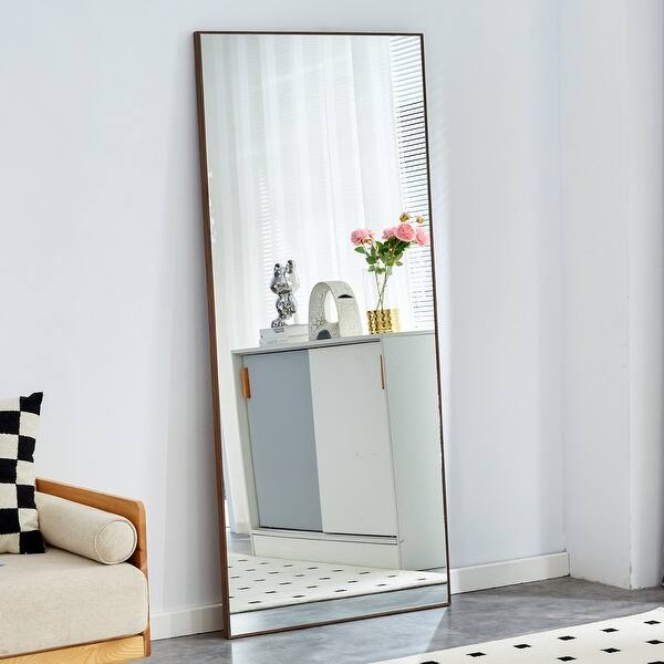 Fourth generation solid wood frame long mirror, dressing mirror,floor to ceiling mirror, wall mounted. 71 "* 31.4" - Bed Bath & Beyond - 43144467 Fourth generation solid wood frame long mirror, dressing mirror,floor to ceiling mirror, wall mounted. 71 "* 31.4" - Bed Bath & Beyond - 43144467