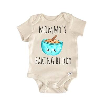 Baking Baker Bakery Brownie - Baby Boy Girl Clothes Infant Bodysuit Funny Cute Newborn