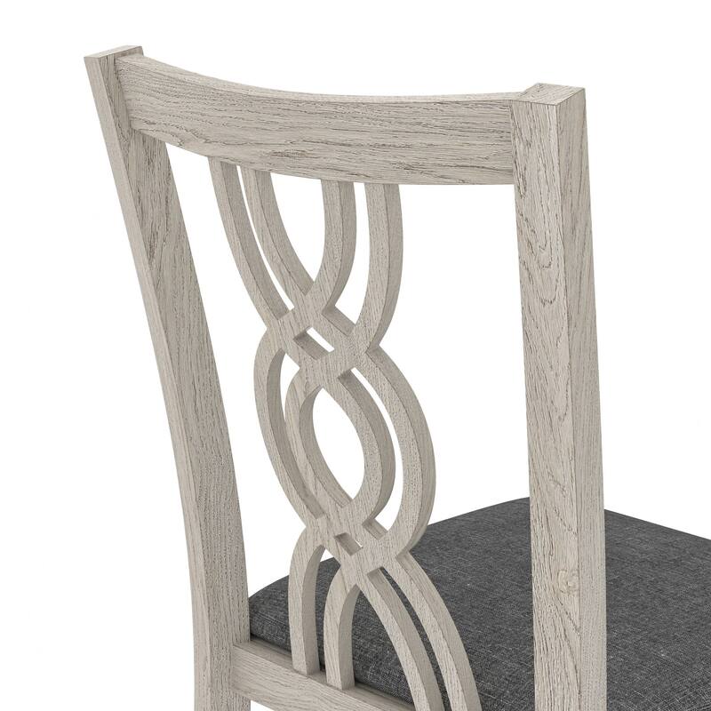 Javlergo 5/7-Piece Solid Wood Dining Set