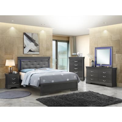 Bed Frame with Light(Only Bed)