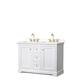Option White, Gold Trim, Giotto Quartz Top