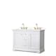 Option White, Gold Trim, Giotto Quartz Top