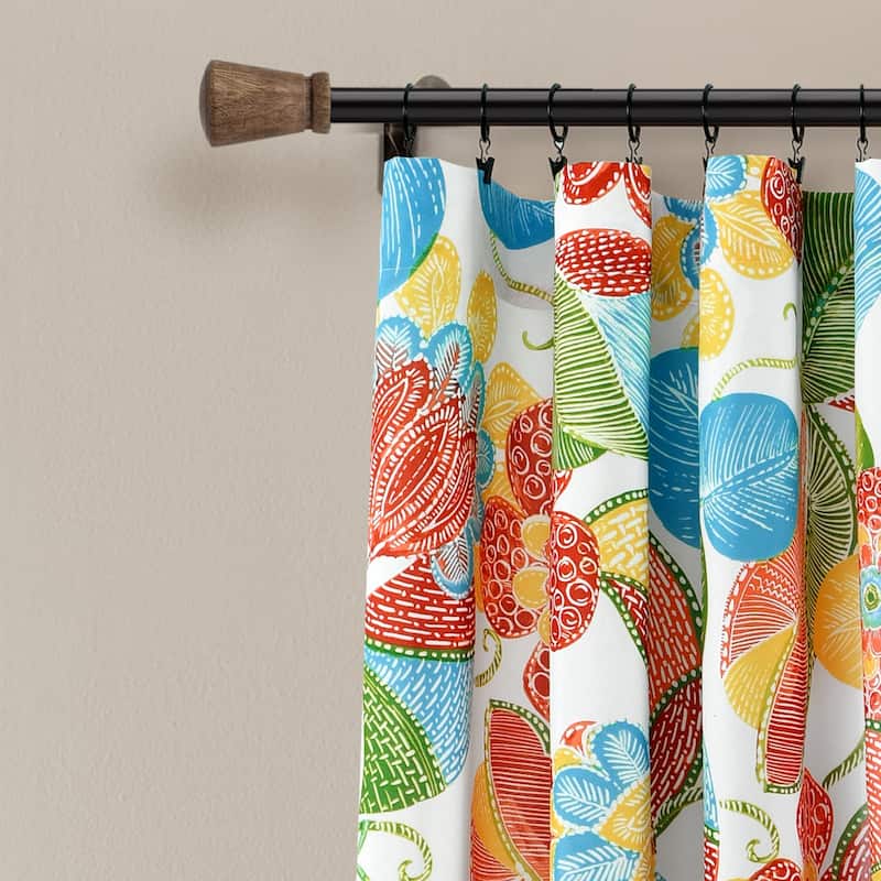 Lush Decor Layla Window Curtain Panel Pair - 84" x 52"