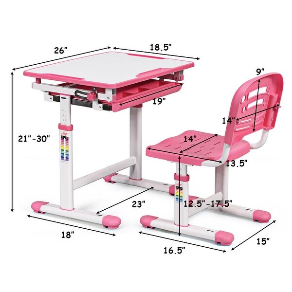 height of children's table