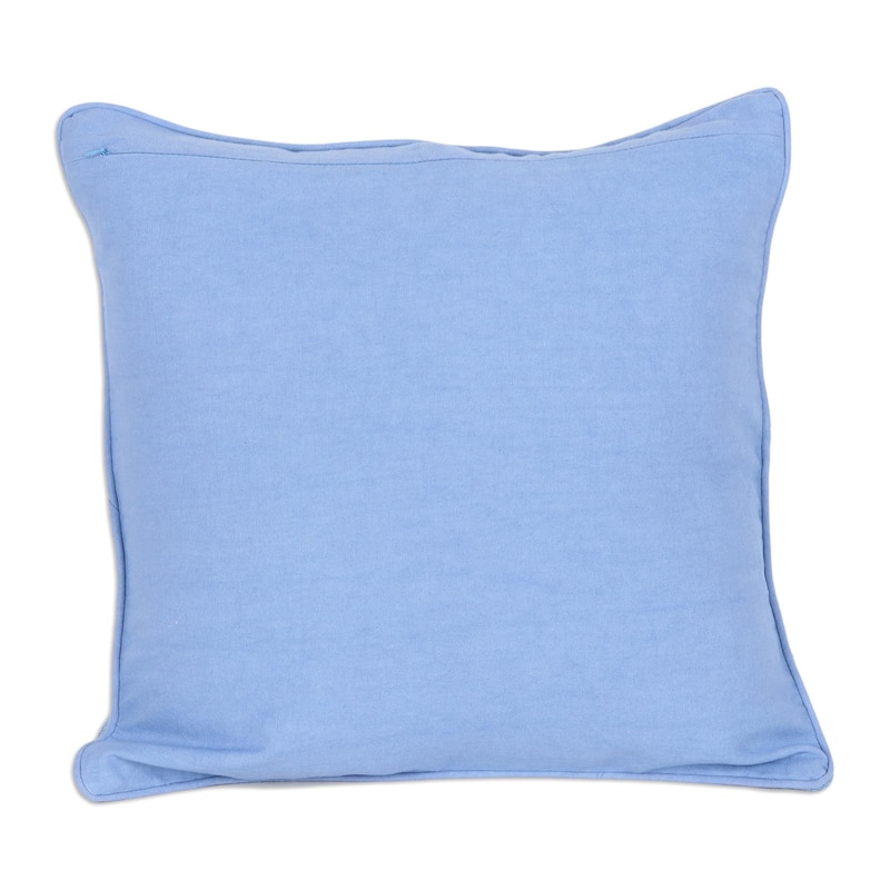Novica Handmade Sky Serenade Cotton Cushion Covers (Pair)