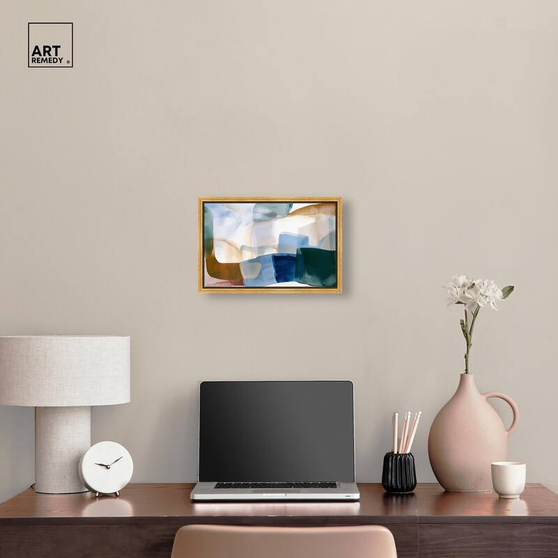 Contoured Calm I Canvas by Art Remedy