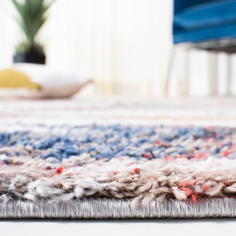 SAFAVIEH Calista Shag Mare Abstract 1-inch Thick Rug