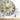 The Gray Barn Jartop 'Silver and Yellow Birch Forest II' Oversized Metal Clock