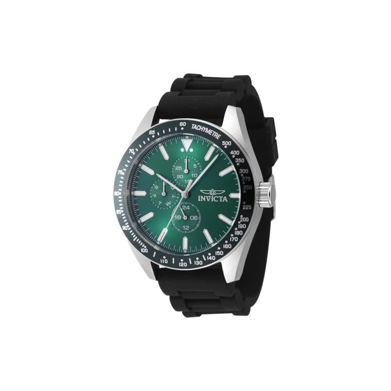 Invicta Men's 47591 Aviator Quartz Chronograph Green Dial Watch