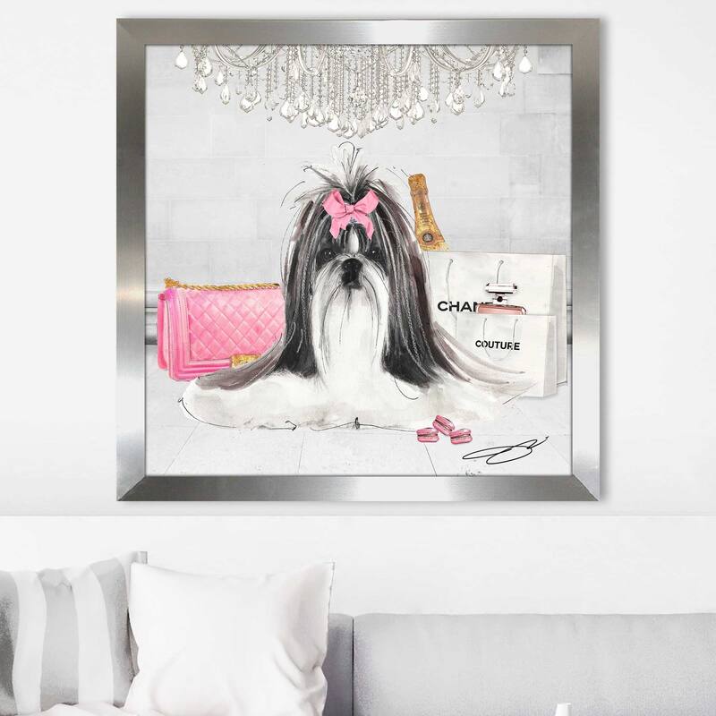 "Fashionista Shih Tzu" by Jodi Print on Acrylic