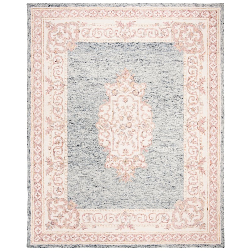 SAFAVIEH Handmade Aubusson Kimiya Traditional Oriental Wool Rug