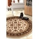 preview thumbnail 5 of 9, Well Woven Oriental Traditional Round Area Rug