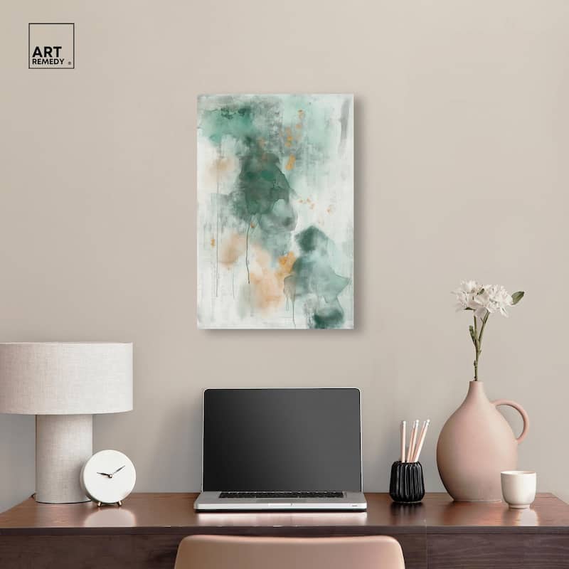 Verdant Vapors I Canvas by Art Remedy, Gallery Wrapped