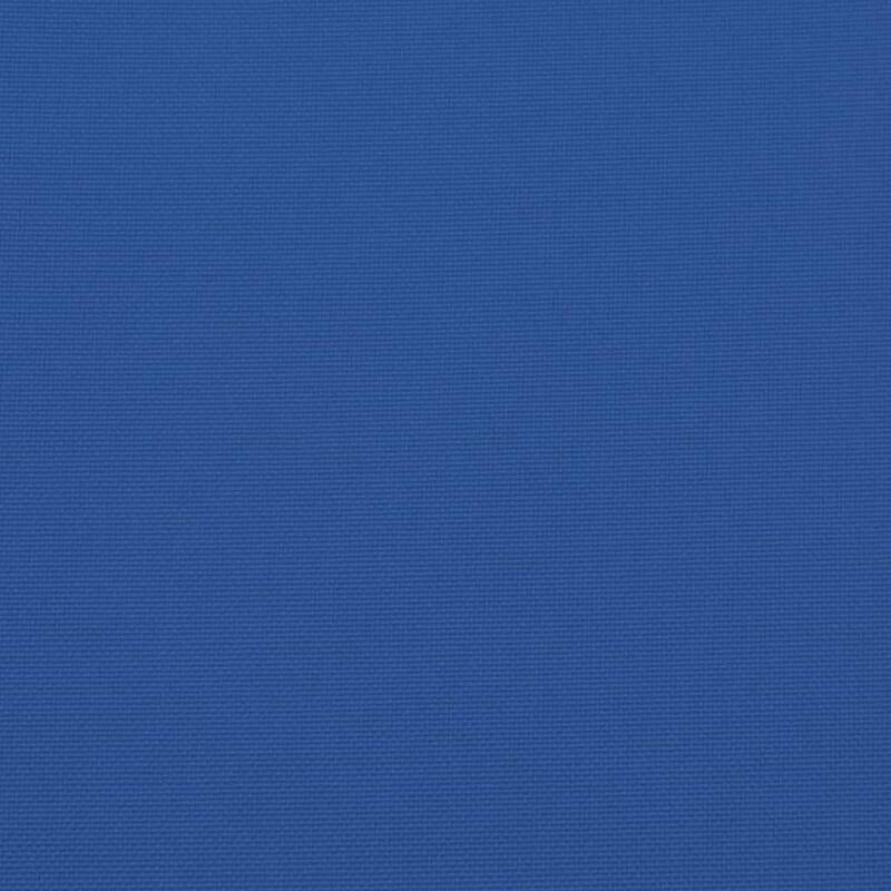 Claire Outdoor Cushion for Bench, Button Tufted Blue Fabric, 47 Inch