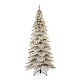 preview thumbnail 54 of 131, Glitzhome 6FT/7.5FT/9FT/11FT Snow Flocked Pre-lit Artificial Fir Christmas Trees