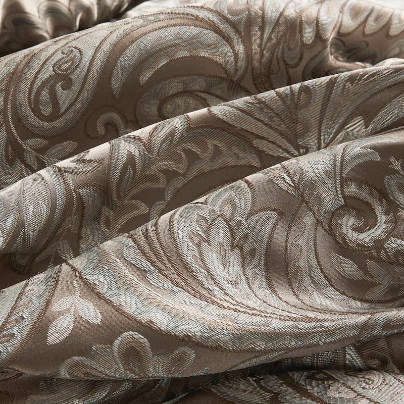 Madison Park Whitman Blue/ Brown 12 Piece Comforter Set with Cotton Bed Sheets