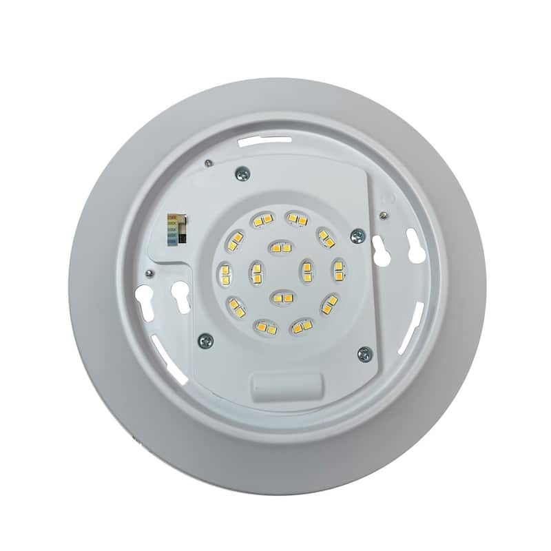 Nora Lighting NLOPAC-R6TW Opal 8" Wide LED Flush Mount Bowl Ceiling