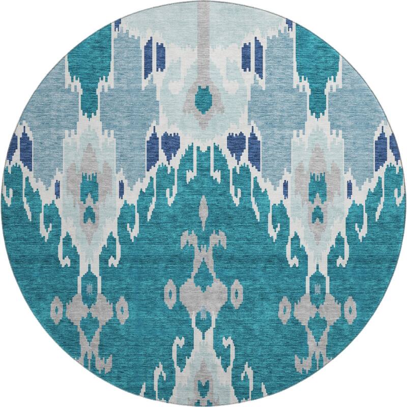Premium Washable Super Soft Boho Ikat Mayfield Rug