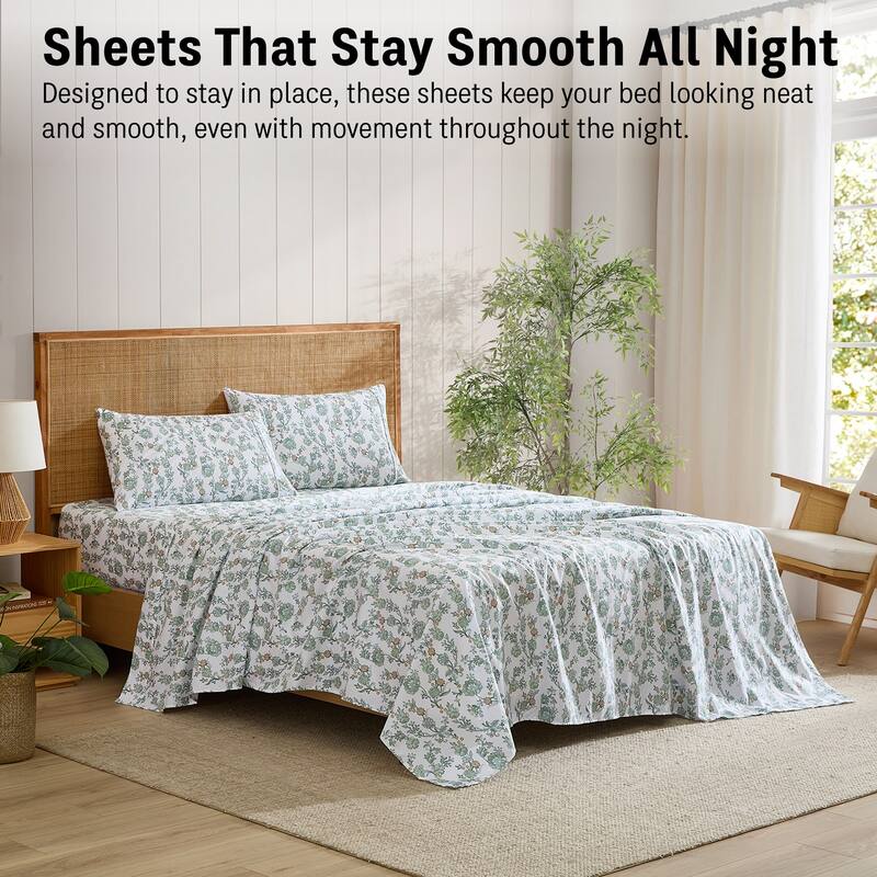 HLC.ME Floral Printed Ultra Soft Bed Sheets Set