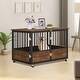 preview thumbnail 2 of 7, Moasis Industrial Heavy Duty Dog Crate Kennel with 2 Doors