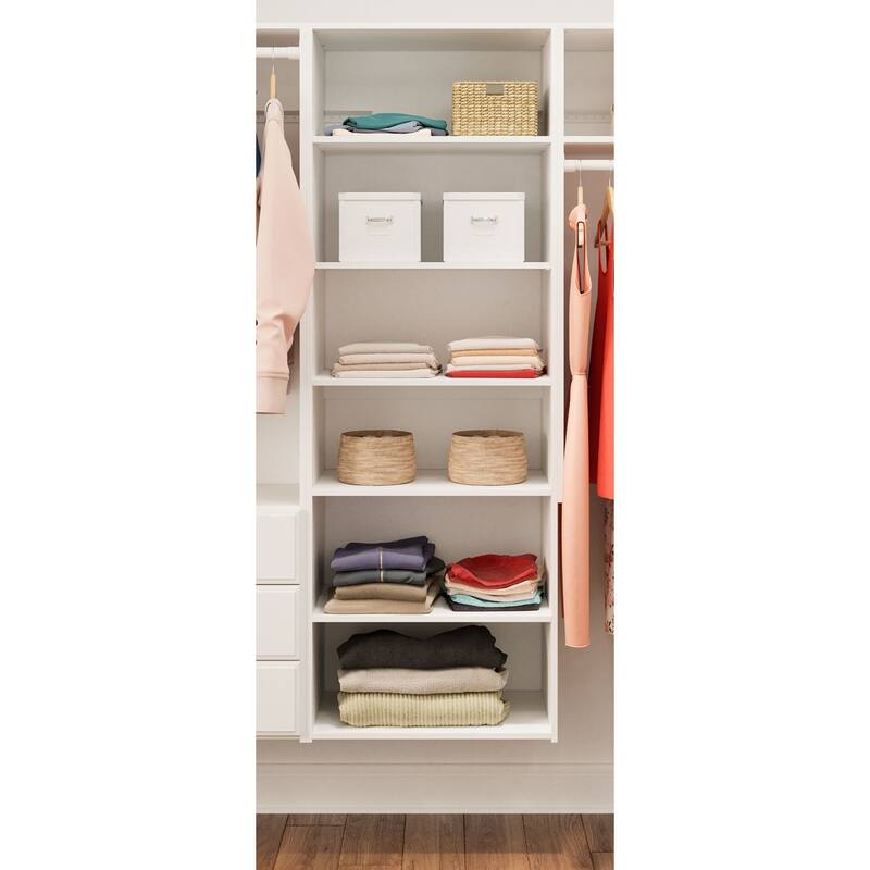 Easy Track Essential Shelf Laminate Tower Kit