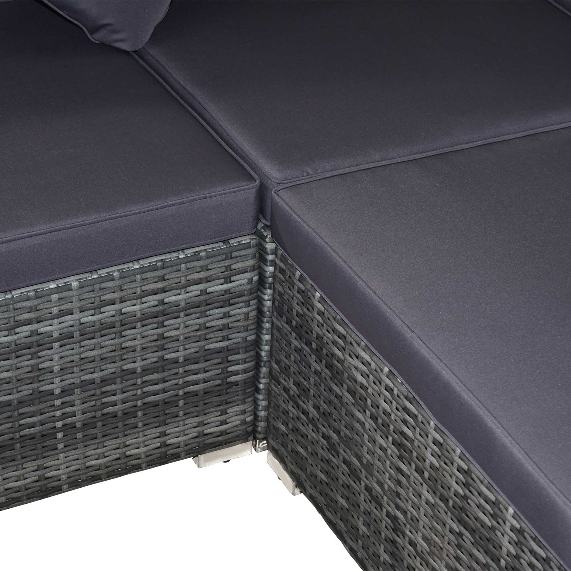 Siara 7 piece Rattan Wicker Sectional Patio Set by Havenside Home Bed Bath Beyond 27619016