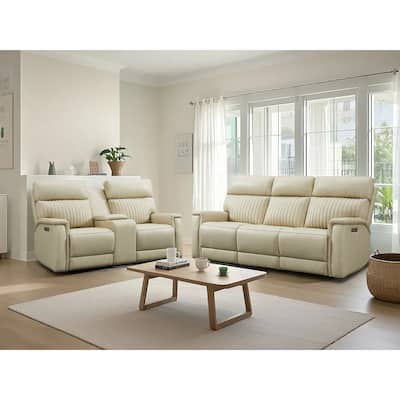 157''W 5-Seat Power Sofa set with Zero Gravity, Adjustable Headrest,Power Lumbar and USB&Type-C Ports