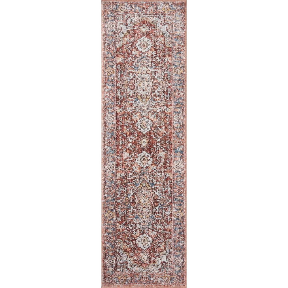 Alexander Home Cassandra Sunset Oriental Distressed Area Rug