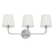 preview thumbnail 1 of 4, Dawson 3-light Bath/ Vanity Fixture