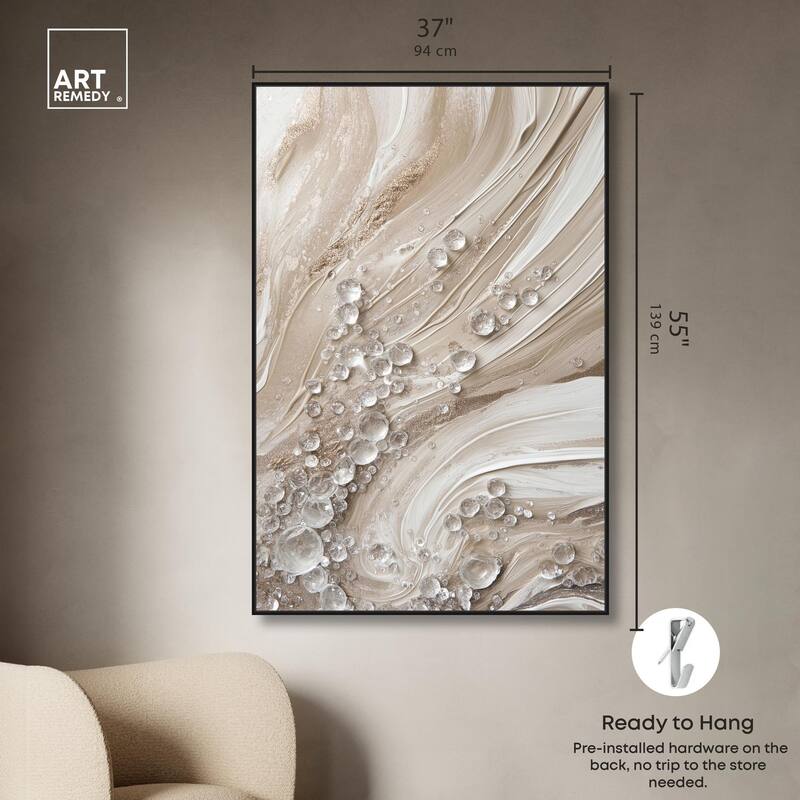 Viscous Veils III Canvas by Art Remedy