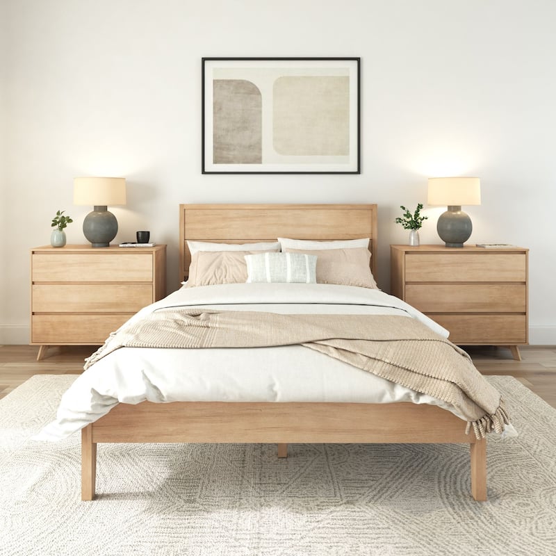 Plank and Beam Queen Size Bed