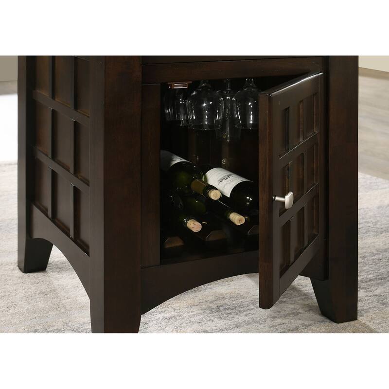 Gabriel Cappuccino Square Counter Height Dining Set