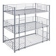 preview thumbnail 5 of 7, Twin over Twin over Twin Triple Bed with Built-in Ladder, Safety Guardrails, Convertible to Three Beds